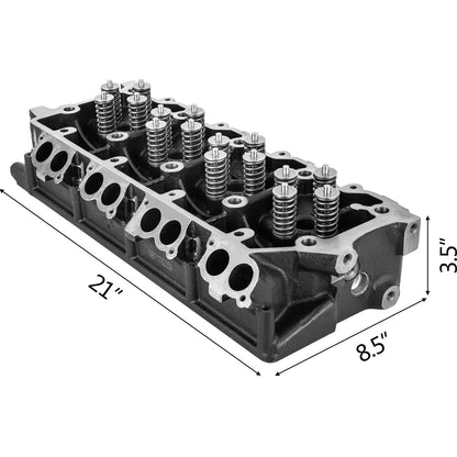 Pair Cylinder Heads for Ford 6.0 Turbo Diesel Truck 18mm Bare Casting No Core - 2XFTQG3C3Z6049DA1V0 - view 9