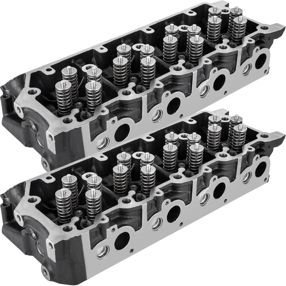 Pair Cylinder Heads for Ford 6.0 Turbo Diesel Truck 18mm Bare Casting No Core - 2XFTQG3C3Z6049DA1V0 - view 10