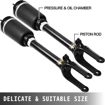 2pcs for Mercedes W164 GL350 GL450 1643206113 Front Air Suspension Spring Shock Strut - 2XG4513QNBZ000001V0 - view 3