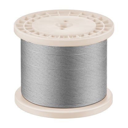 VEVOR Stainless Steel Wire Rope - 1/8", 1000 ft, 1x19 - product view 1