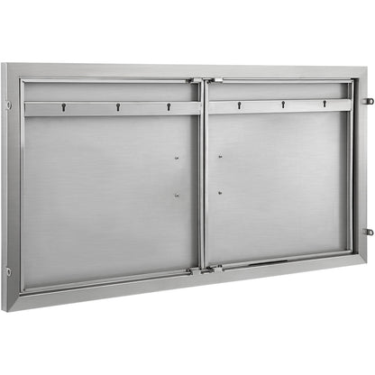 VEVOR Double BBQ Access Doors, 36 x 21 in, Stainless Steel — view 11