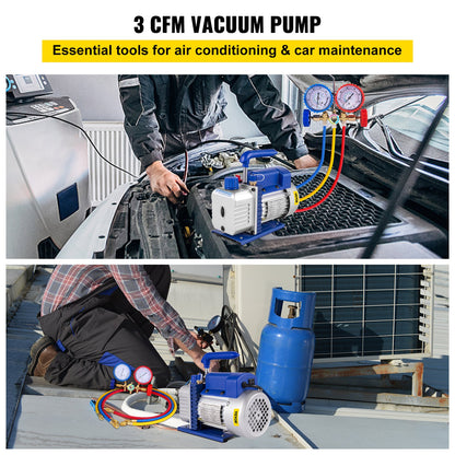 VEVOR A/C Vacuum Pumps - Select Your Configuration - 3CFM1-4HPZKBZUMC1V1 - view 2