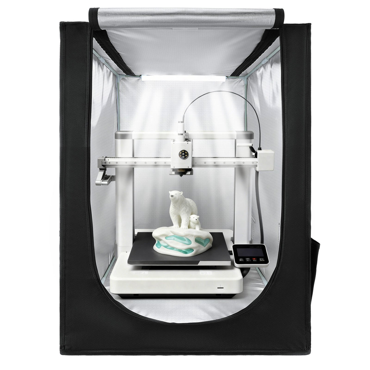 VEVOR 3D Printer Enclosure, Dustproof Waterproof Oxford Cloth 3D Printer Tent, Constant Temperature Protective Case with LED Lighting, Compatible with Creality/ELEGOO/Anycubic Multiple Popular Models - 3DDYJZRTWQWTKNHKO001V9 - view 1