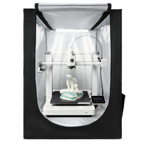 VEVOR 3D Printer Enclosure, Dustproof Waterproof Oxford Cloth 3D Printer Tent, Constant Temperature Protective Case with LED Lighting, Compatible with Creality/ELEGOO/Anycubic Multiple Popular Models - 3DDYJZRTWQWTKNHKO001V9 - view 2