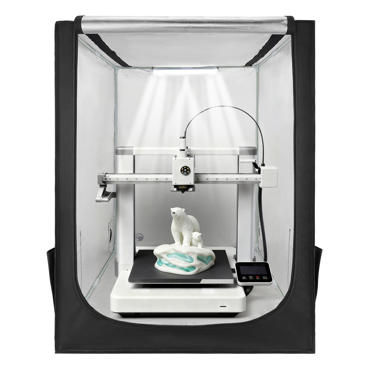 VEVOR 3D Printer Enclosure, Dustproof Waterproof Large Oxford Cloth 3D Printer Tent, Constant Temperature Protective Case with LED Lighting, Compatible with Creality/ELEGOO/Anycubic Popular Models - 3DDYJZRTWQWTUY5RY001V9 - view 1