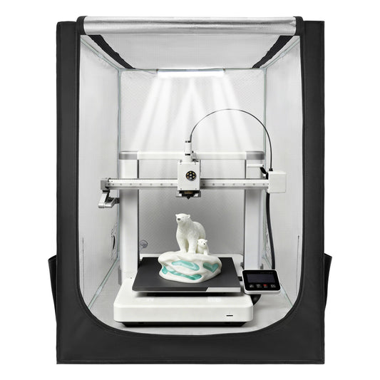 VEVOR 3D Printer Enclosure, Dustproof Waterproof Large Oxford Cloth 3D Printer Tent, Constant Temperature Protective Case with LED Lighting, Compatible with Creality/ELEGOO/Anycubic Popular Models - 3DDYJZRTWQWTUY5RY001V9 - view 1