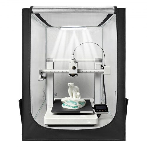 VEVOR 3D Printer Enclosure, Dustproof Waterproof Large Oxford Cloth 3D Printer Tent, Constant Temperature Protective Case with LED Lighting, Compatible with Creality/ELEGOO/Anycubic Popular Models - 3DDYJZRTWQWTUY5RY001V9 - view 2