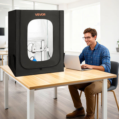 VEVOR 3D Printer Enclosure, Dustproof Waterproof Large Oxford Cloth 3D Printer Tent, Constant Temperature Protective Case with LED Lighting, Compatible with Creality/ELEGOO/Anycubic Popular Models - 3DDYJZRTWQWTUY5RY001V9 - view 9