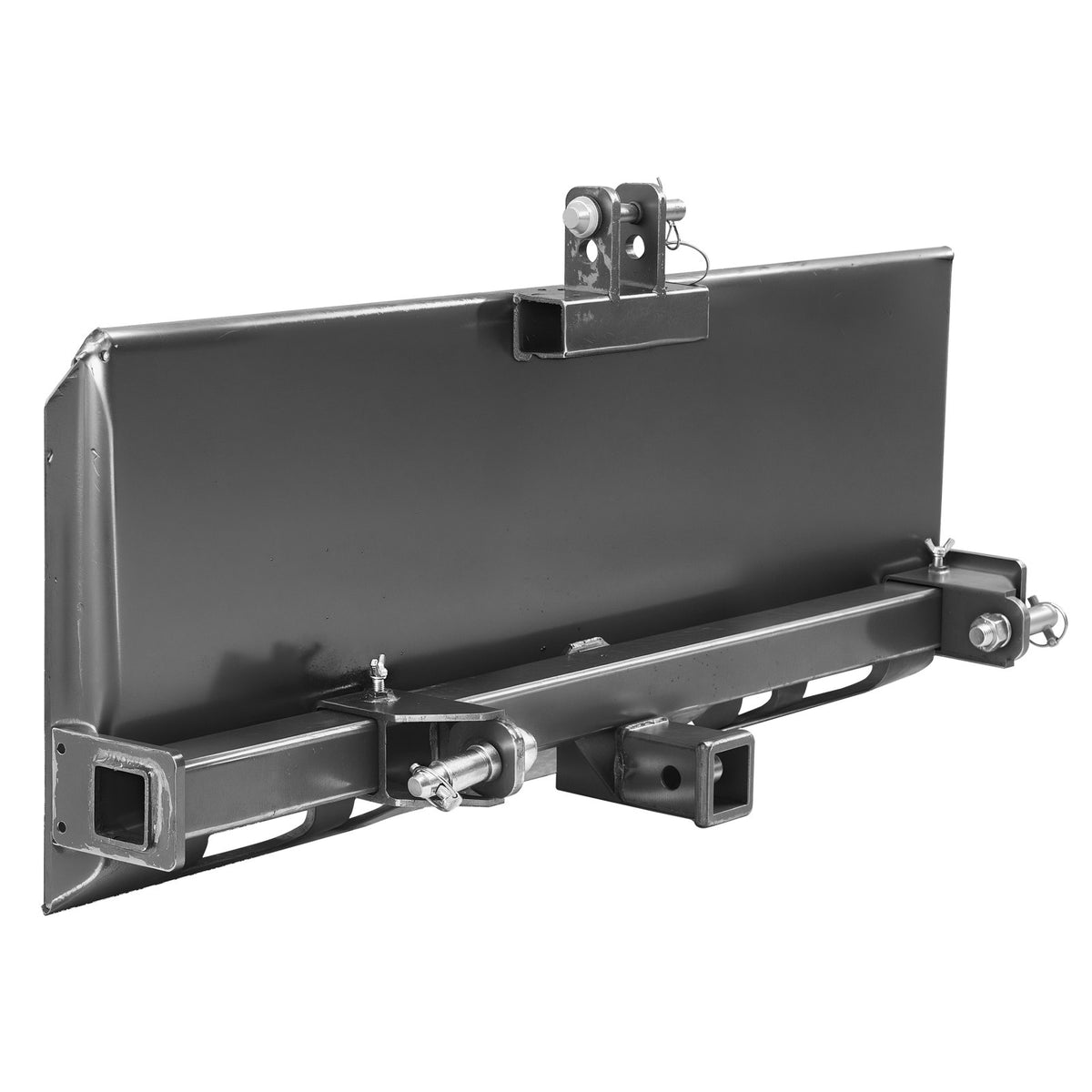 VEVOR Universal 3-point Skid Steer Plate, 3/8" Skid Steer Attachment Plate, 7000lbs Skid Steer Mount Plate Steel Adapter Loader, Compatible with Deere, Kubota, Bobcat, Mahindra Skid Steers, Tractors - 3DSPAZBBXGS332UIR001V0 - view 1