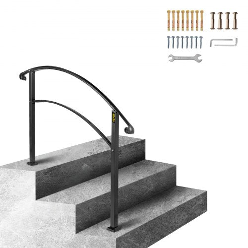 VEVOR Stair Handrails - Select Your Configuration - 3FTHWTYFSBLACK001V0 - view 1