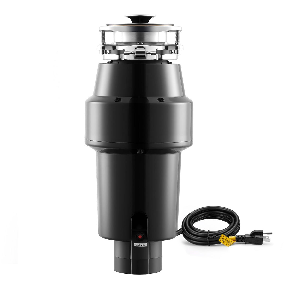 VEVOR Food Waste Garbage Disposal, 1HP 3700RPM DC Motor, Continuous Feed Kitchen Sink Garbage Disposer, 3-Bolt Mount Food Waste Grinding System with Splash Guard & Power Cord for Kitchens - 3LSAZGDLJCLQ13712001V1 - view 1
