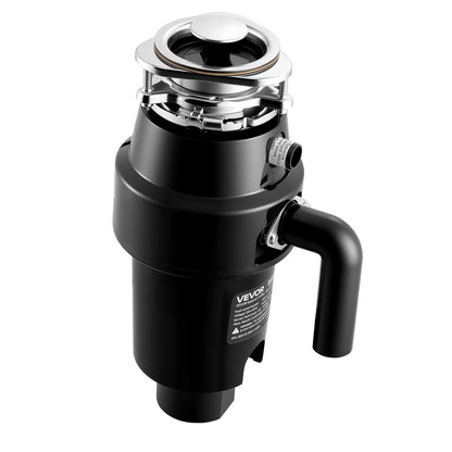 VEVOR Food Waste Garbage Disposal, 1HP 3700RPM DC Motor, Continuous Feed Kitchen Sink Garbage Disposer, 3-Bolt Mount Food Waste Grinding System with Splash Guard & Power Cord for Kitchens - 3LSAZGDLJCLQ13712001V1 - view 10