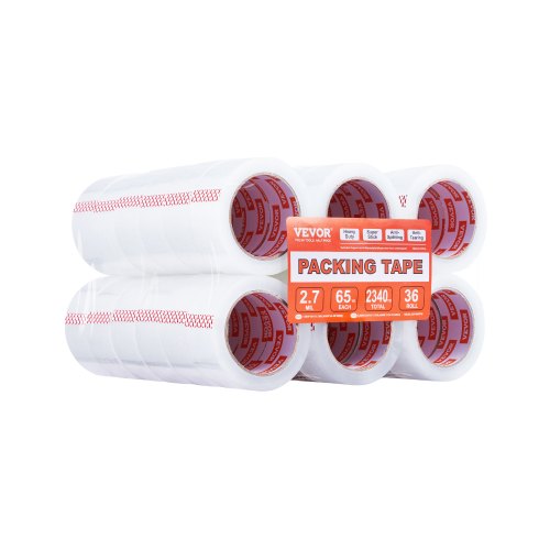 VEVOR Clear Packing Tape, 3 inches Core, 36 Rolls 1.88 Inches x 65 Yards Packing Tape, 2.7 Mil Thick, Heavy Duty Packaging Tape Designed for Moving, Storage and Packing, Shipping and Mailing, Office - 3YCXFXJDTM36O582DV0 - view 2