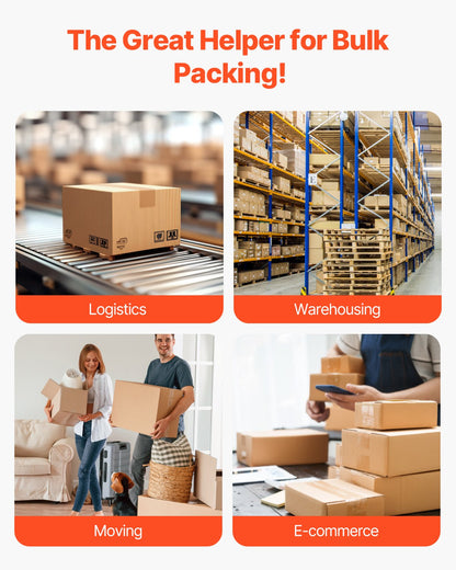 VEVOR Clear Packing Tape, 3 inches Core, 36 Rolls 1.88 Inches x 65 Yards Packing Tape, 2.7 Mil Thick, Heavy Duty Packaging Tape Designed for Moving, Storage and Packing, Shipping and Mailing, Office - 3YCXFXJDTM36O582DV0 - view 7