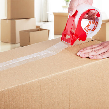 VEVOR Clear Packing Tape, 3 inches Core, 6 Rolls 1.88 Inches x 65 Yards Packing Tape with Dispenser, 2.7 Mil Heavy Duty Packaging Tape Designed for Moving, Storage and Packing, Shipping and Mailing - 3YCXFXJDTM6G2L8SQV0 - view 9