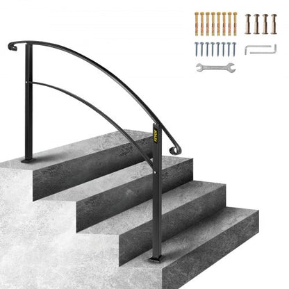 VEVOR Stair Handrails - Select Your Configuration - 4FTHWTYFSBLACK001V0 - view 1