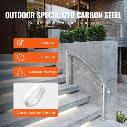 VEVOR Stair Handrails - Select Your Configuration - 4FTHWTYFSWHITE001V0 - view 3