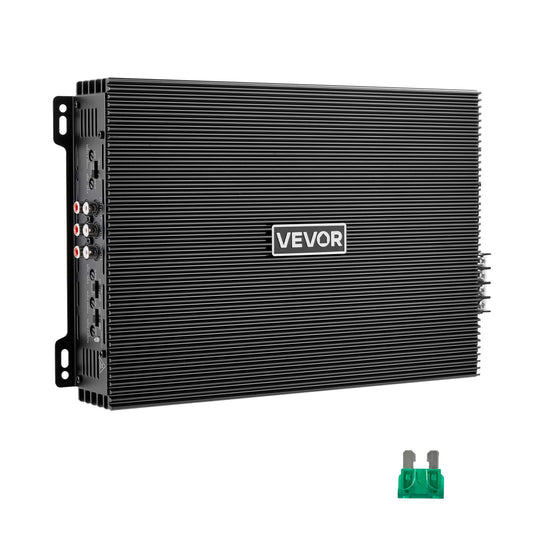VEVOR 4 Channel Car Audio Amplifier 2 Ohm Stable Bridgeable Class A/B Full Range Amp Max Power 4 x 200W @ 4 Ohm / 4 x 400W @ 2 Ohm for Car SUV Truck Off-Road - 4TDABL4X100WHSZA8001V9 - view 1