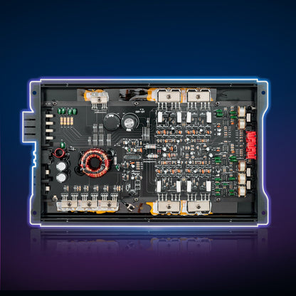 VEVOR 4 Channel Car Audio Amplifier 2 Ohm Stable Bridgeable Class A/B Full Range Amp Max Power 4 x 250W @ 4 Ohm / 4 x 500W @ 2 Ohm for Car SUV Truck Off-Road - 4TDABL4X300WNF5GG001V9 - view 9