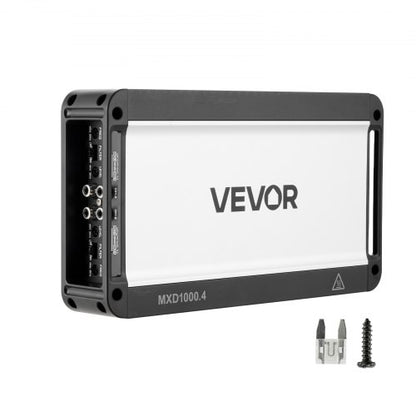 VEVOR 4 Channel Car Audio Amplifier 2 Ohm Stable Bridgeable Class D Full Range Amp Max Power 4 x 500W @ 4 Ohm / 4 x 1000W @ 2 Ohm for Car SUV Truck Off-Road - 4TDDL4X500WRFRT2Y001V9 - view 2