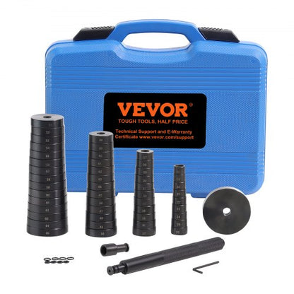 VEVOR 52PCS Custom Bushing Bearing & Seal Driver Set, Transmission Wheel Axle Bearing Race, Seal Driver Installer Remover, 18-65mm & 74mm Metric Discs Bush Removal Puller Bearing - 52JTZCHMFJQDZP35DV0 - view 1