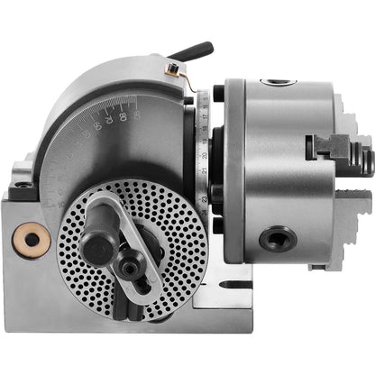 VEVOR Dividing Head BS-0 5Inch 3 Jaw Chuck Dividing Head Set Precision Semi Universal Dividing Head for Milling Machine Rotary Table Tailstock Milling Set (5 Inch Chuck) - 5CFDT000000000001V0 - view 10