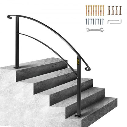 VEVOR Stair Handrails - Select Your Configuration - 5FTHWTYFSBLACK001V0 - view 1