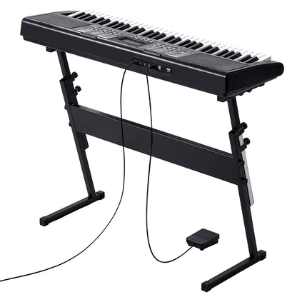 VEVOR 61 Key Digital Keyboard Piano, Lighted Keys, Electric Portable Piano with Adjustable Stand 600 Tones 500 Rhythms Built-In Speakers Sustain Pedal Headphones, USB MIDI for Beginners - 61JBPZSMGQ619P9RUV9 - view 10