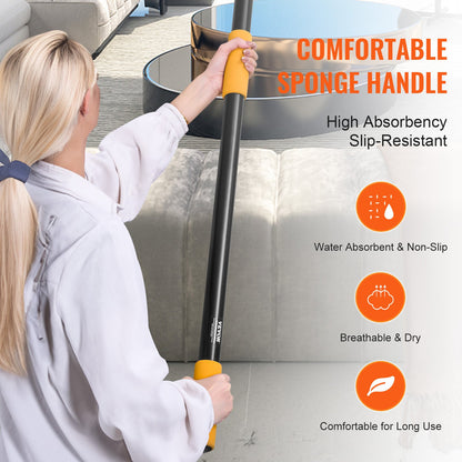 VEVOR Telescoping Pole, 6 to 24 FT Pole, Extension Multi-Purpose Pole, Sturdy Aluminum Alloy Paint Extendable Pole with Flip-Lock Design, Telescopic Pole for Painting, Dusting and Cleaning - 624YCGTYZGJSJ2D0SV0 - view 6