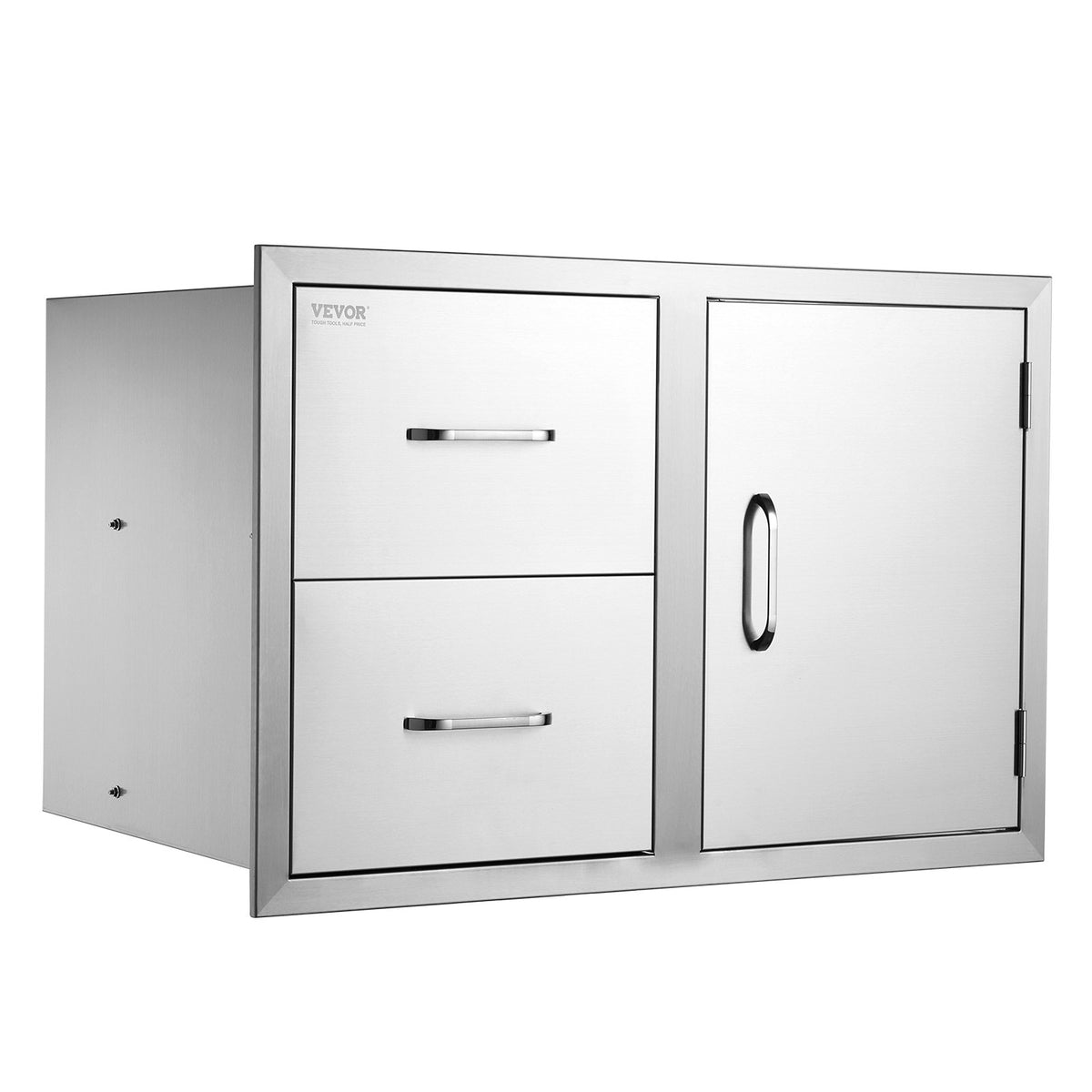 VEVOR Outdoor Kitchen Door and Double Drawer Combo, 32.5 in Wide — view 9