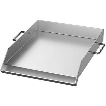 VEVOR Flat Top Griddle Plate, 18 x 16 in, with Handles and Two Spatulas — view 10