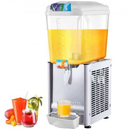 VEVOR Refrigerated Beverage Dispensers - view 1; beverages and bottle not included