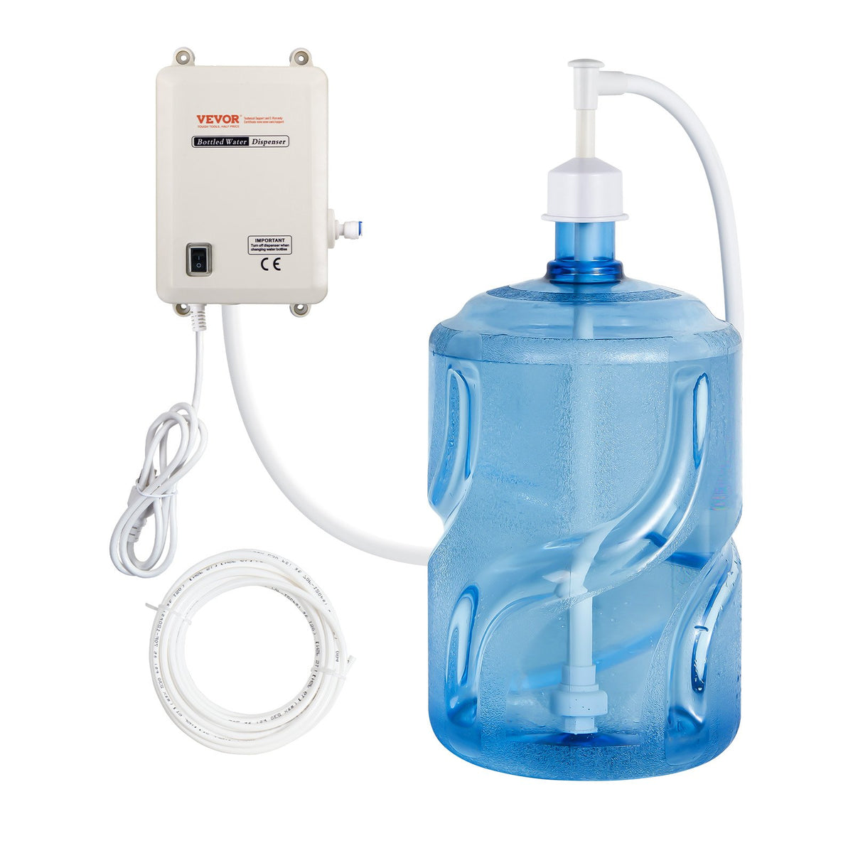 VEVOR Bottled Water Pump Systems - view 11; bottles and beverages not included