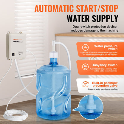 VEVOR Bottled Water Pump Systems - view 5; bottles and beverages not included