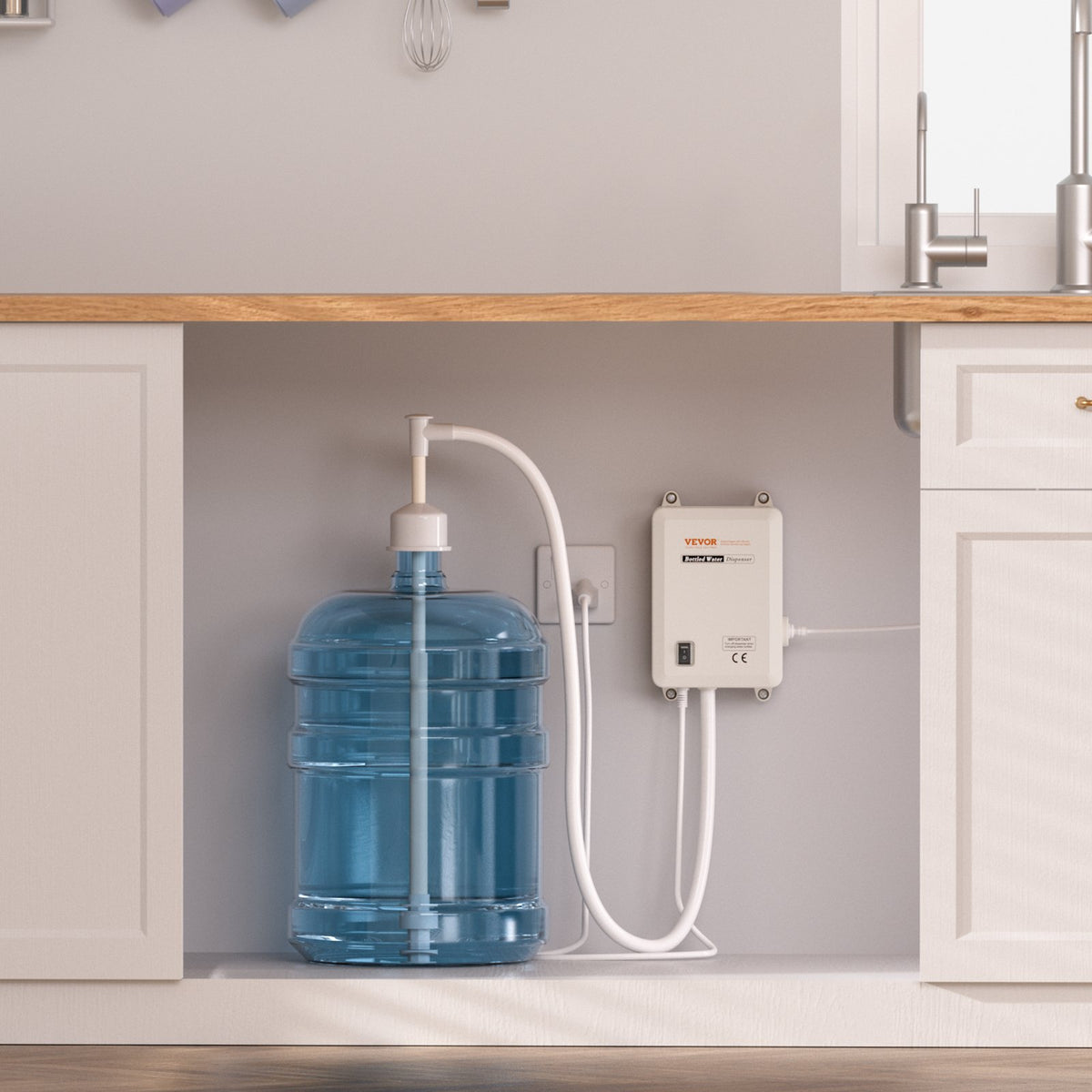 VEVOR Bottled Water Pump Systems - view 9; bottles and beverages not included