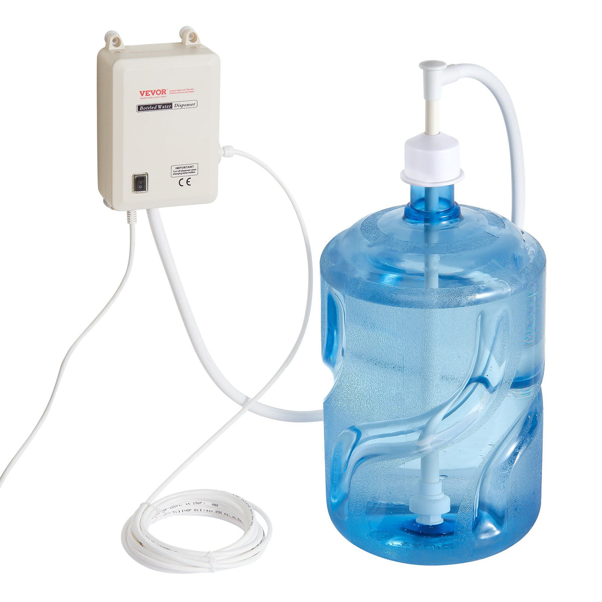VEVOR Bottled Water Pump Systems - view 10; bottles and beverages not included