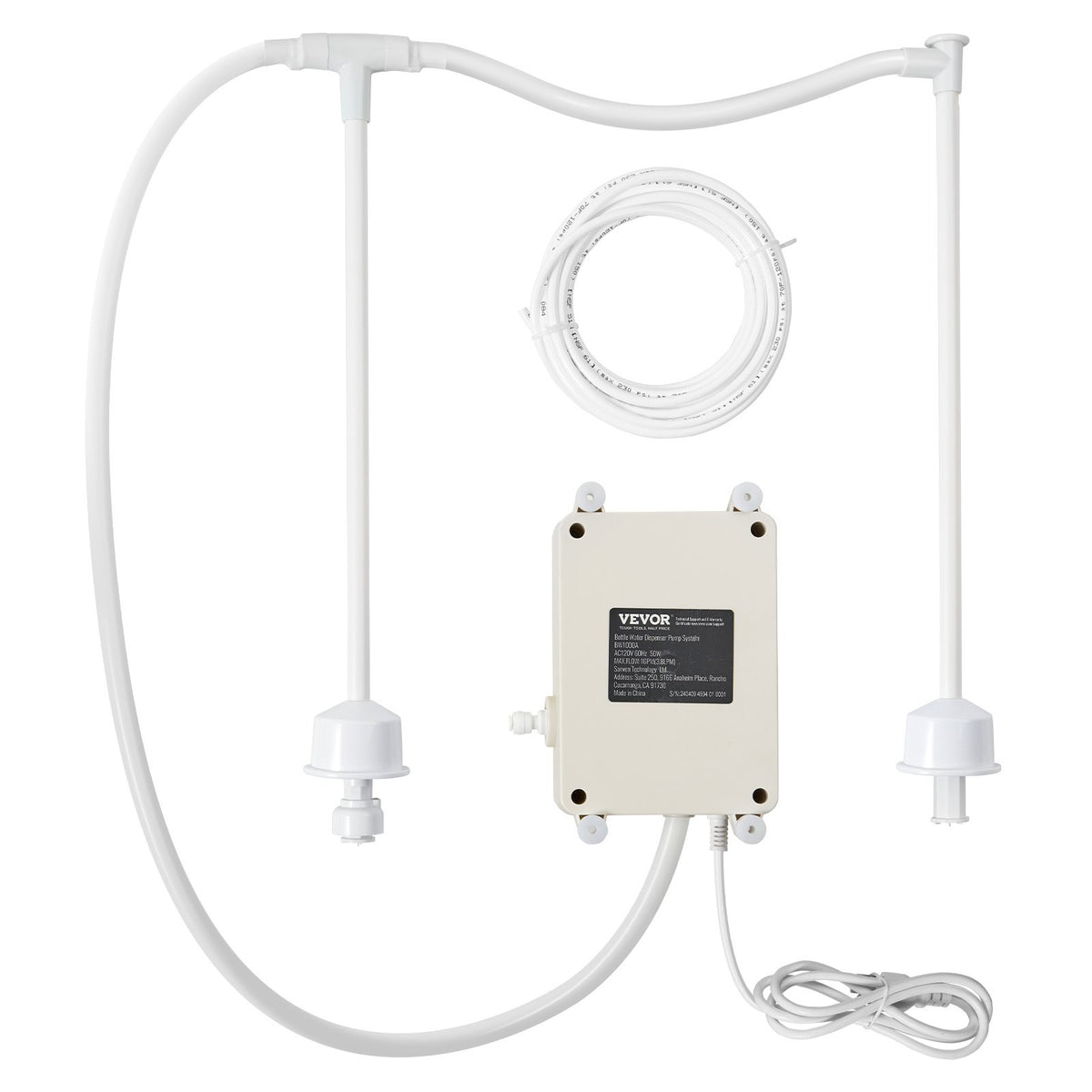 VEVOR Bottled Water Pump Systems - view 12; bottles and beverages not included