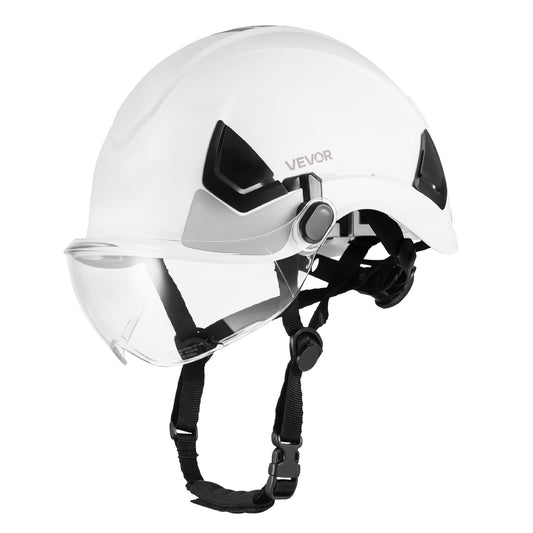 VEVOR Industrial Safety Helmet, ANSI/ISEA Z89.1 Approved ABS Hard Hat with Visor & 6-Point Ratchet Suspension, Adjustable Vented Hardhat for Men & Women, for Outdoor and Indoor Construction Workwear - AQMANSITYPE1GUAN2001V0 - view 1
