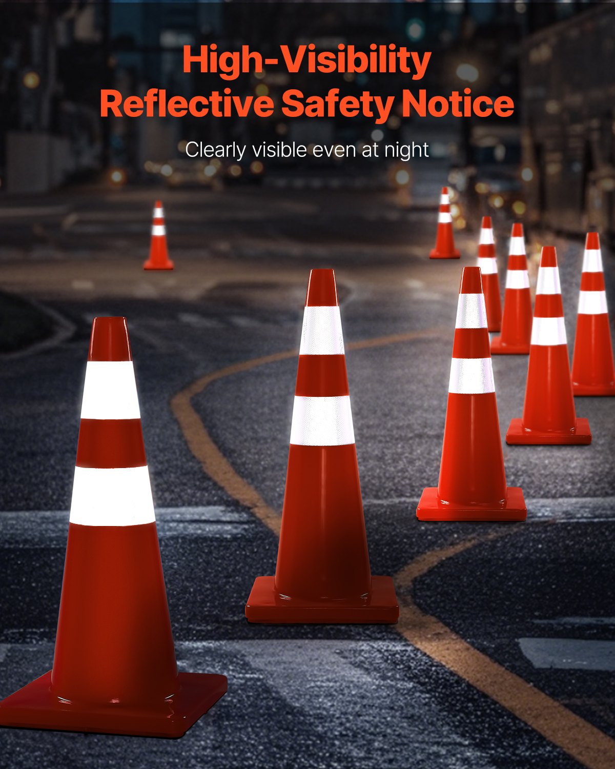 VEVOR Traffic Cones - Select Your Configuration - AQZYCQ2812PC1BVA3V0 - view 2