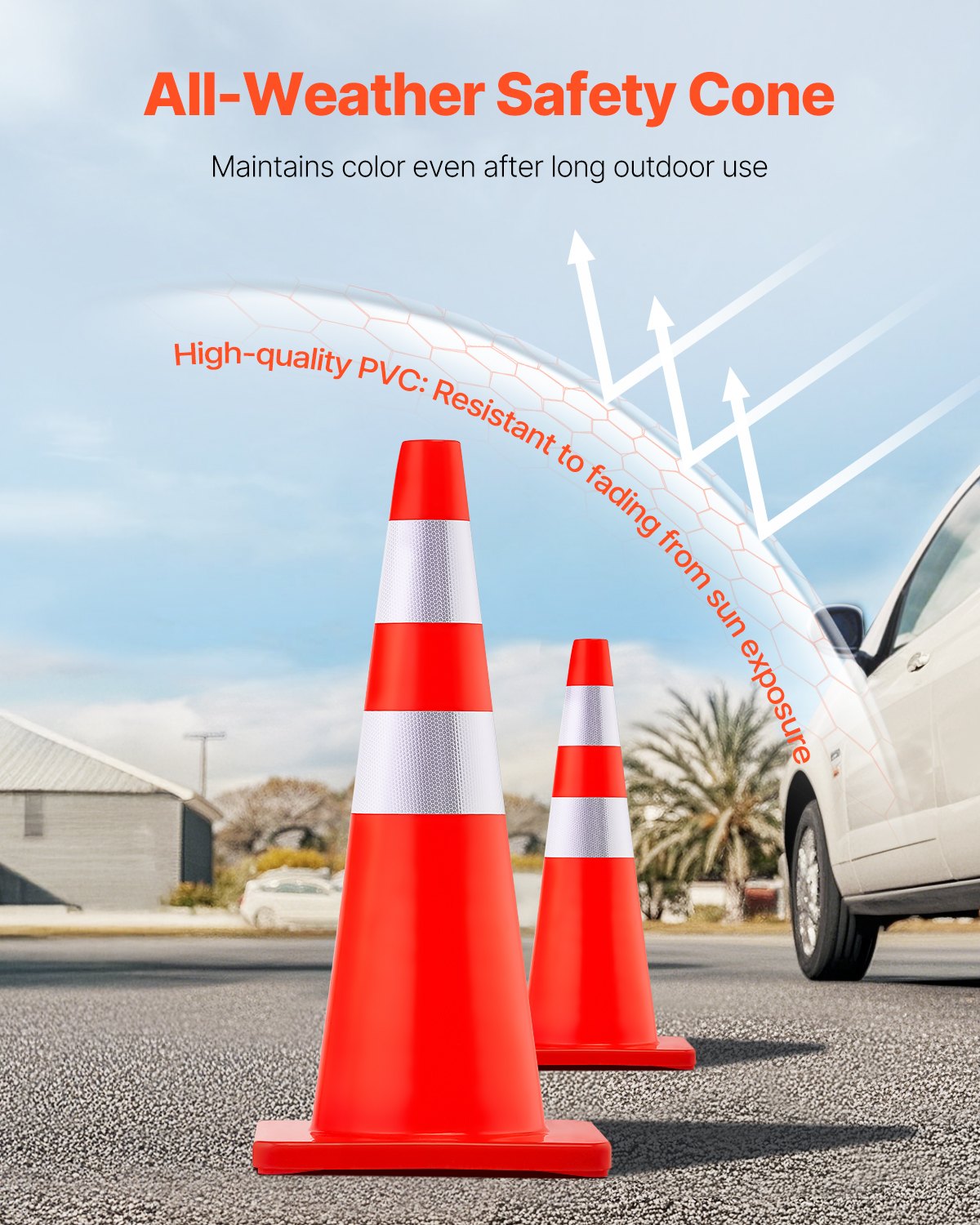 VEVOR Traffic Cones - Select Your Configuration - AQZYCQ2812PC1BVA3V0 - view 3