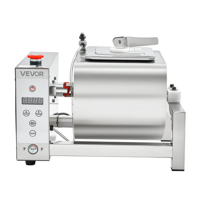 VEVOR Meat Tumbler Marinator, 10L Vacuum Tumbler Marinating Machine with Automatic Bidirectional Rotation, Stainless Steel Vacuum Curing Machine for Chicken Steak Pork, Home & Commercial Use - ARJBXG10STM0V13CD001V1 - view 10