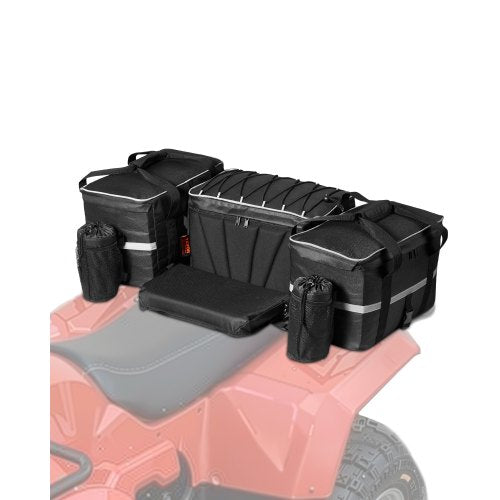 VEVOR ATV Rear Storage Bag, 54L ATV Rear Cargo Bag with 16L Cooler Insulated Bag, 600D Oxford Cloth Storage Rear Rack Seat Bag Fit Most ATVs with Rear Rack, Compatible with ATV, UTV, Can-Am Vehicles - ATVZBBRZNJBB89GBJV0 - view 2