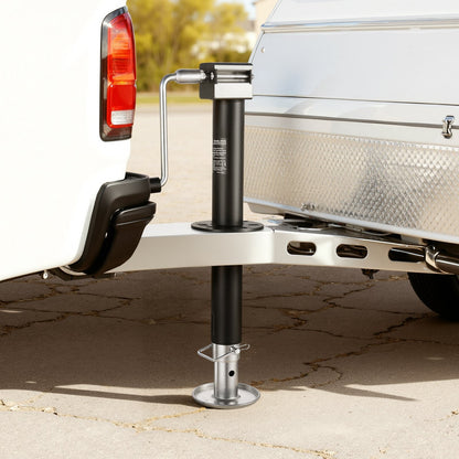 VEVOR 5000 lbs A-Frame Trailer Jack, 15-Inch Vertical Travel, Trailer Lift Jack with Adjustable 7-Level Drop Leg & Drill Socket, Cordless Drill Compatible, Suitable for RV, Utility, Yacht Trailers - AXLSTCQJDSYKA13UA001V0 - view 9