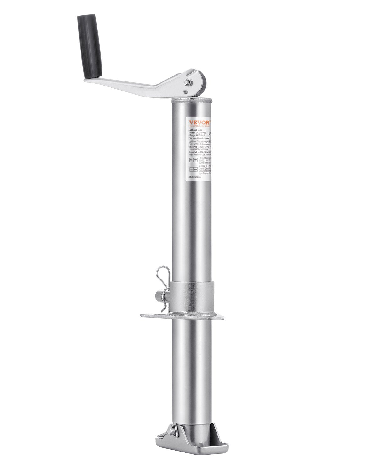 A Frame Trailer Jack Bolt on Trailer Tongue Jack 2000 lbs 14.2" Travel - AXLSTCQJDSYKLOCI8V0 - view 1
