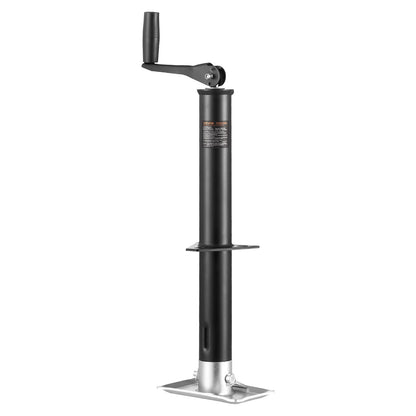 VEVOR A-Frame Trailer Jack, 2000 lbs Dynamic Load Capacity, Trailer Jack Stand with Handle & Rectangular Footpad, 15-inch Vertical Travel, Suitable for RV, Horse, Utility Trailers, Yacht Trailers - AXLSTCQJDSYKZVW33001V0 - view 10