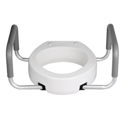 VEVOR Raised Toilet Seat with Arms, 300 lbs Load Capacity, 3.5-Inch Lift Height, Widened Commode Elevated Toilet Seat Riser with Padded Handles for Seniors, Elderly, Handicap, Disabled, and Adults - AZSJGMTZD35YISHJB001V0 - view 10