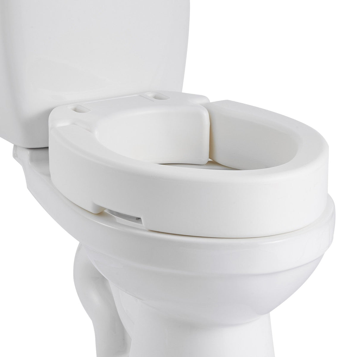 VEVOR Raised Toilet Seat, 300 lbs Load Capacity, 3.5-Inch Lift Height, Commode Elevated Toilet Seat Riser with Enlarged Opening for Seniors, Elderly, Handicap, Disabled, Adults, Fits Elongated Bowl - AZSJGMTZD35YO6XQR001V0 - view 1