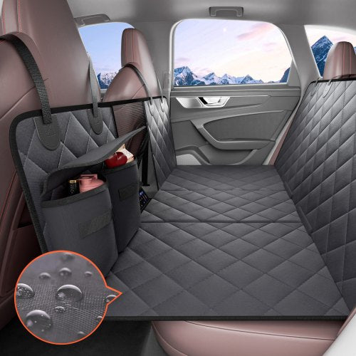 VEVOR Back Seat Extender for Dogs,Dog Hammock for Car Back seat,Waterproof Hard Bottom Dog Car Seat Cover for Back Seat 54"x24",Supports 400lbs with Mesh Window and Storage Pocket for Car, SUV - BBDX5424INJCRJ9PJV0 - view 2