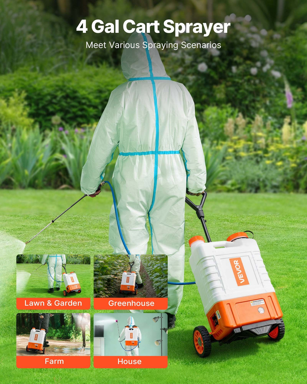 VEVOR Battery Powered Backpack Sprayer - Select Your Configuration - BBSPPPPE416L4EAKOV1 - view 2