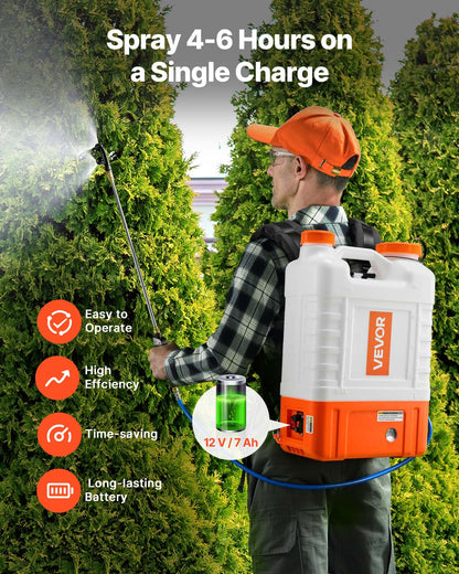 VEVOR Battery Powered Backpack Sprayer - Select Your Configuration - BBSPPPPE416L4EAKOV1 - view 3